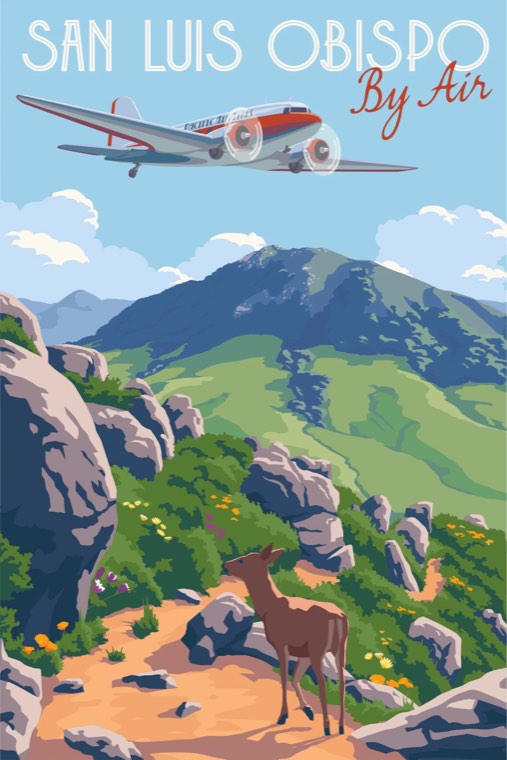 San Luis Obispo By Air by Steve Thomas